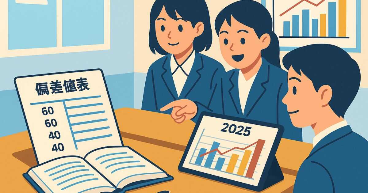 栄光ゼミナールの偏差値表はどこ？