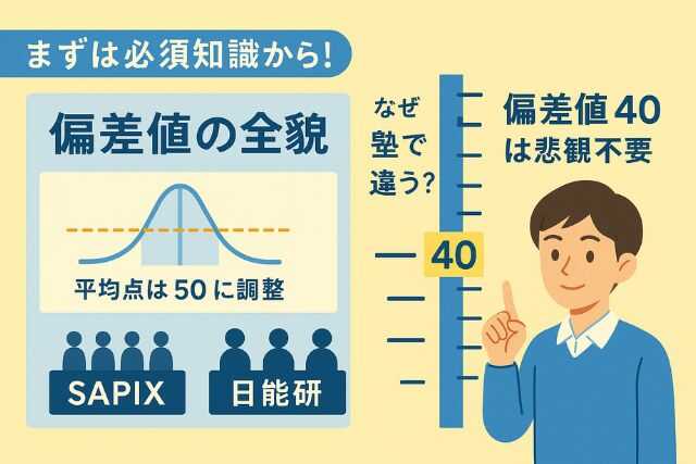 栄光ゼミナールの偏差値表はどこ？