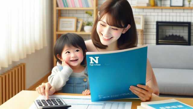 母子家庭でもN高等学校の学費は負担できる