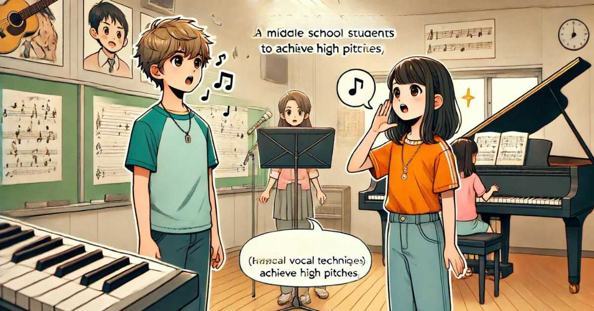 高い声が出ない中学生のための練習